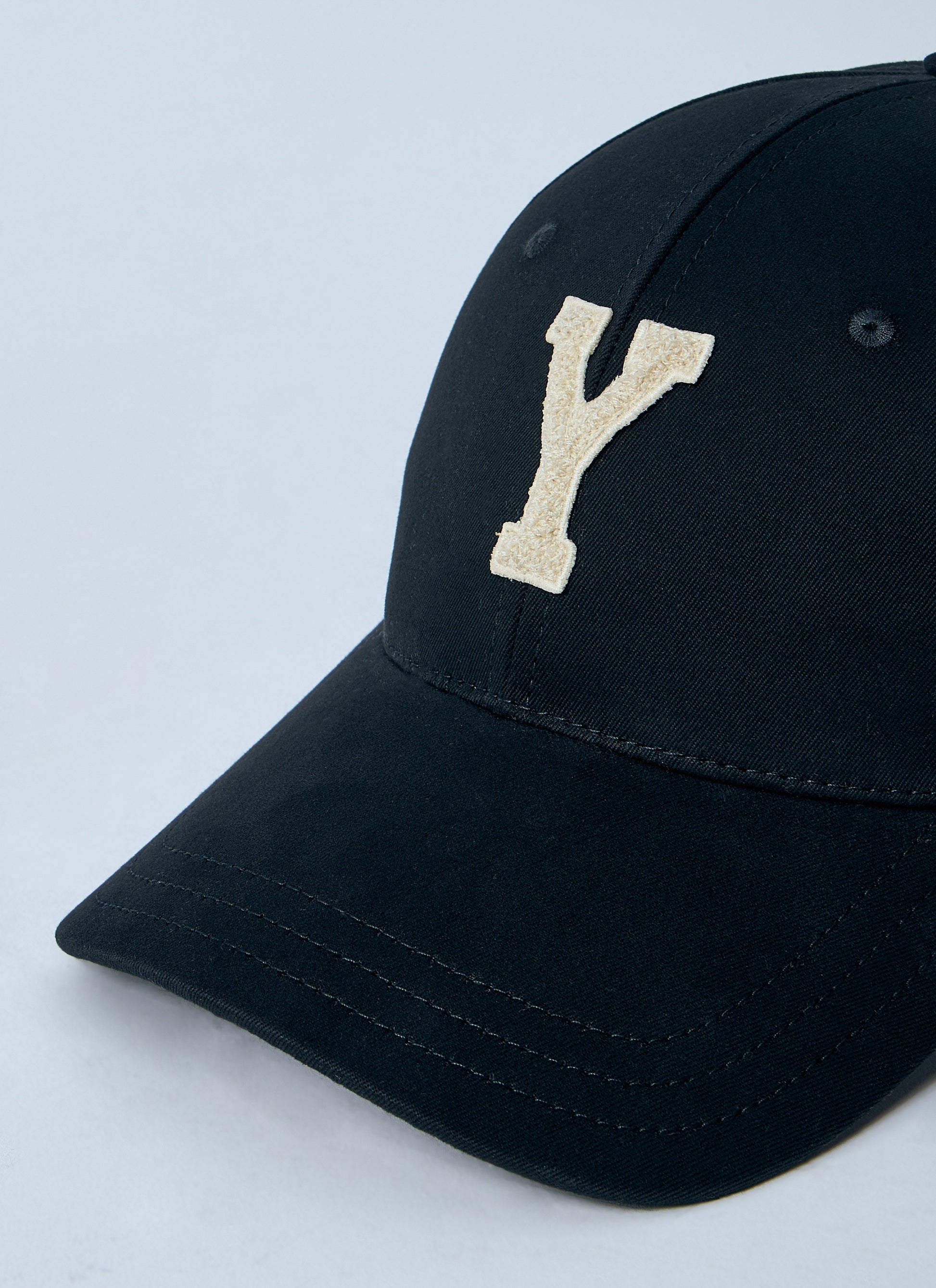 Saint Laurent Men Logo Motif Baseball Cap SAINT LAURENT