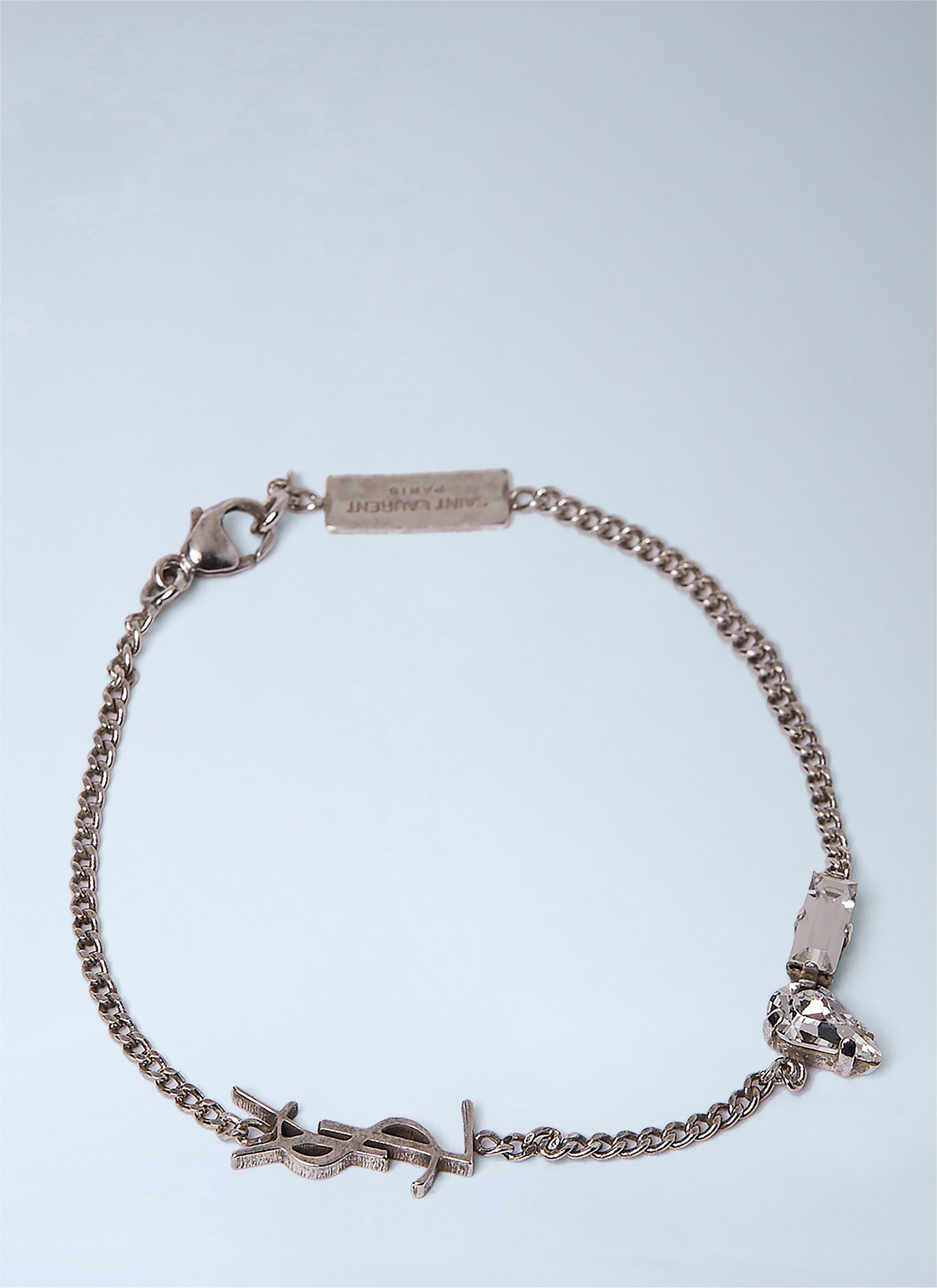 Saint Laurent Men Cassandre Charm Bracelet SAINT LAURENT