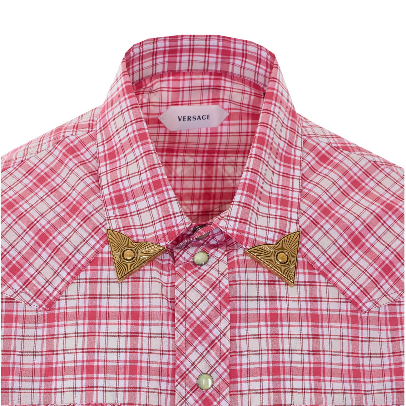 Versace Men Slim Check Shirt VERSACE