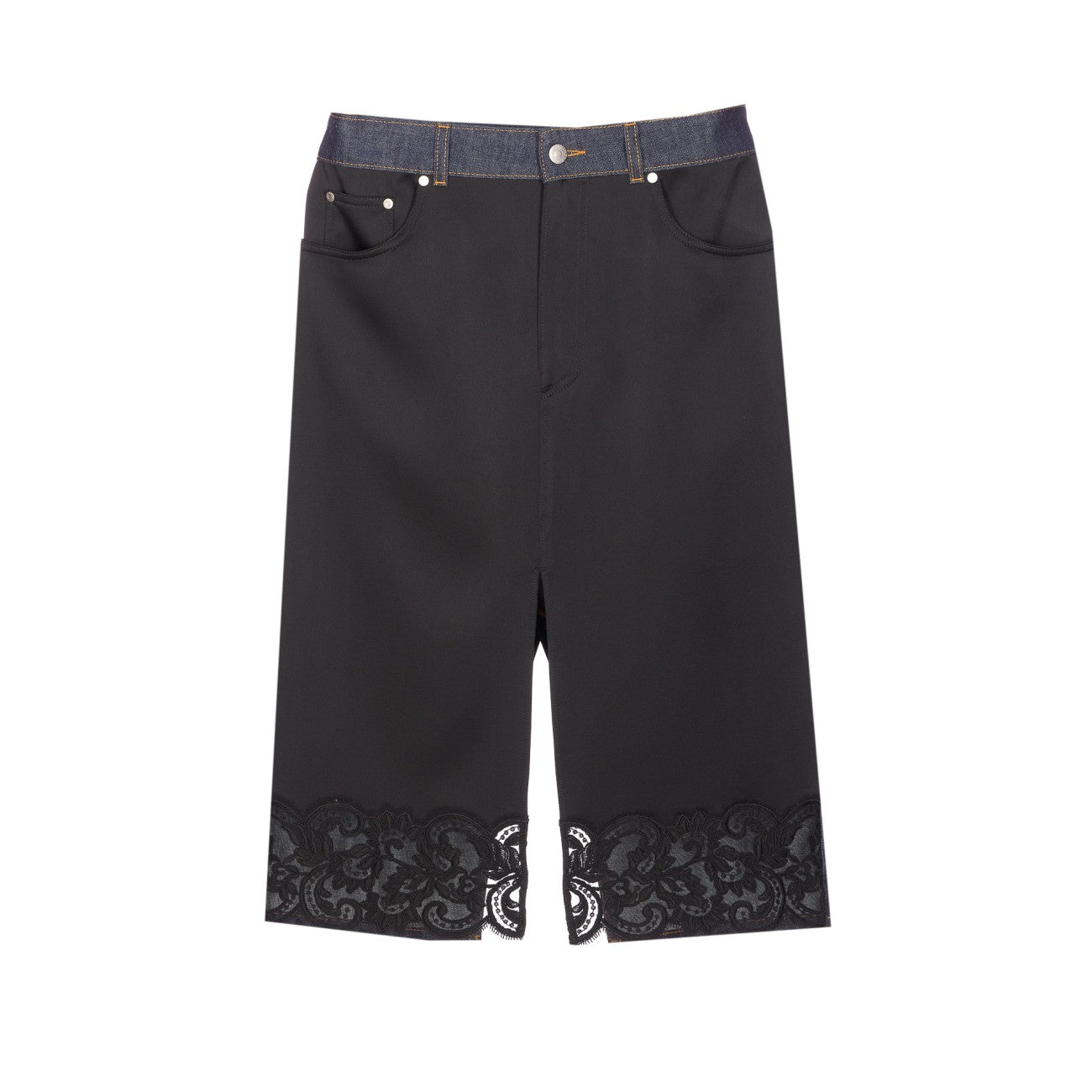 Stella Mccartney Women Slip Denim Skirt STELLA MCCARTNEY