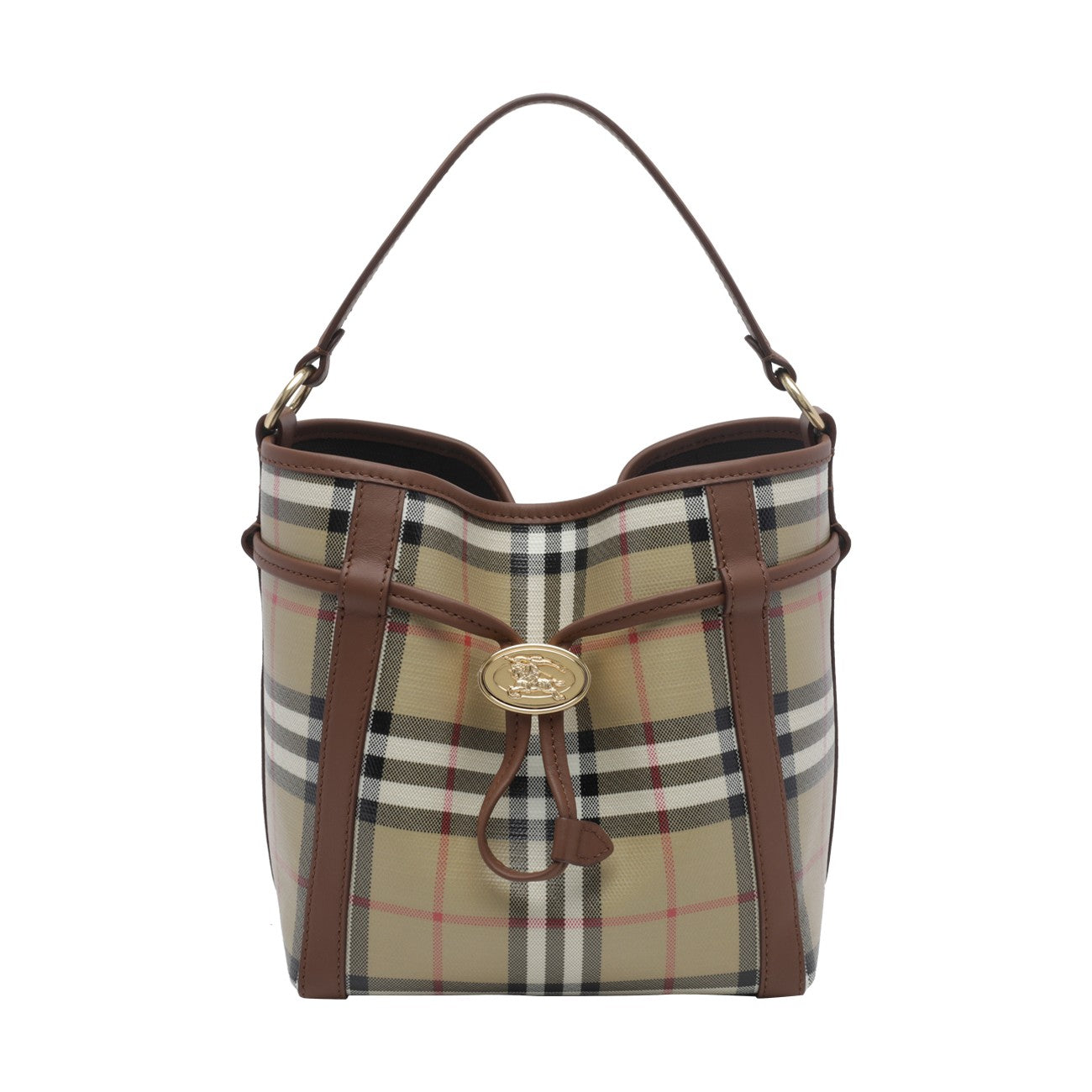 Burberry Women Small Check Bucket Bag BURBERRY