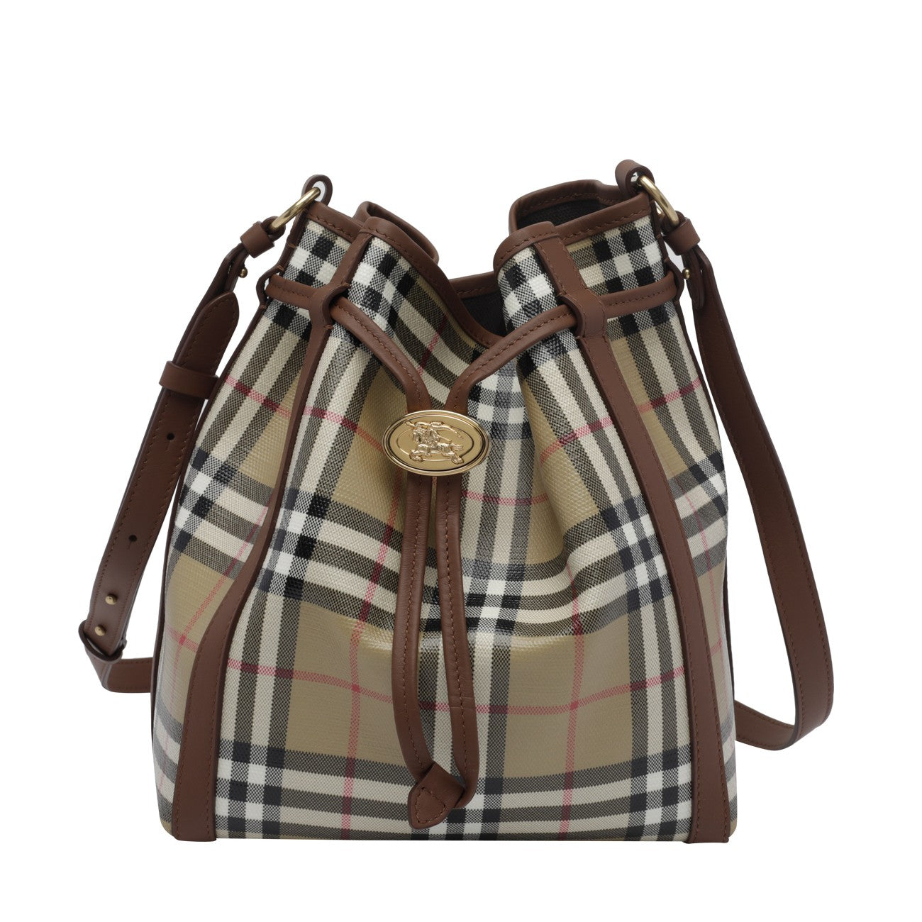 Burberry Women Small Check Bucket Bag BURBERRY