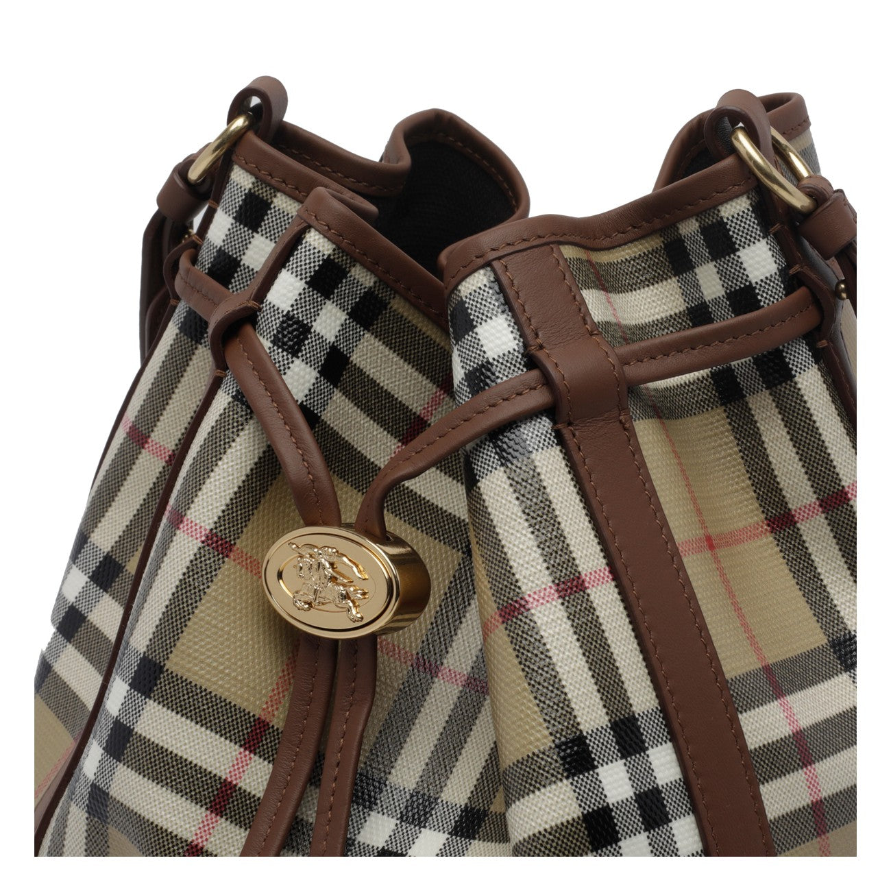 Burberry Women Small Check Bucket Bag BURBERRY