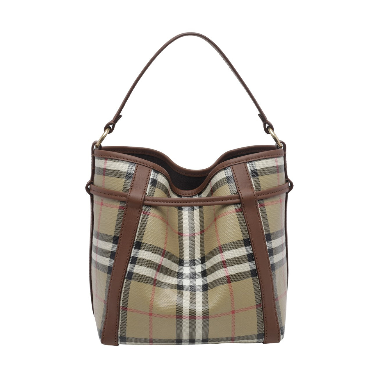 Burberry Women Small Check Bucket Bag BURBERRY