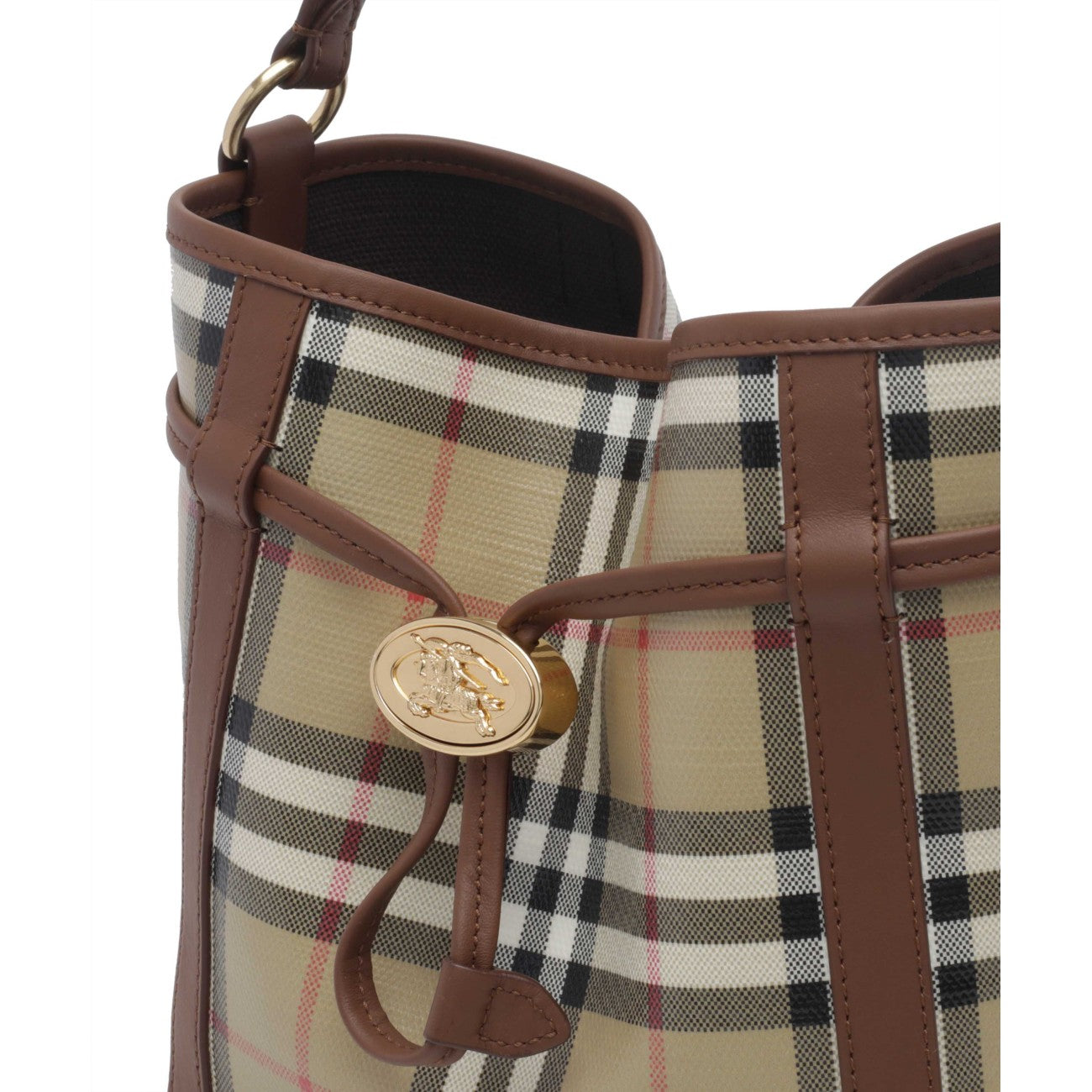Burberry Women Small Check Bucket Bag BURBERRY