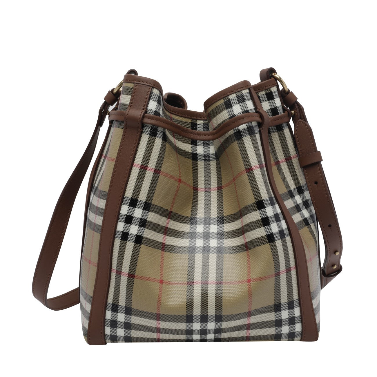 Burberry Women Small Check Bucket Bag BURBERRY