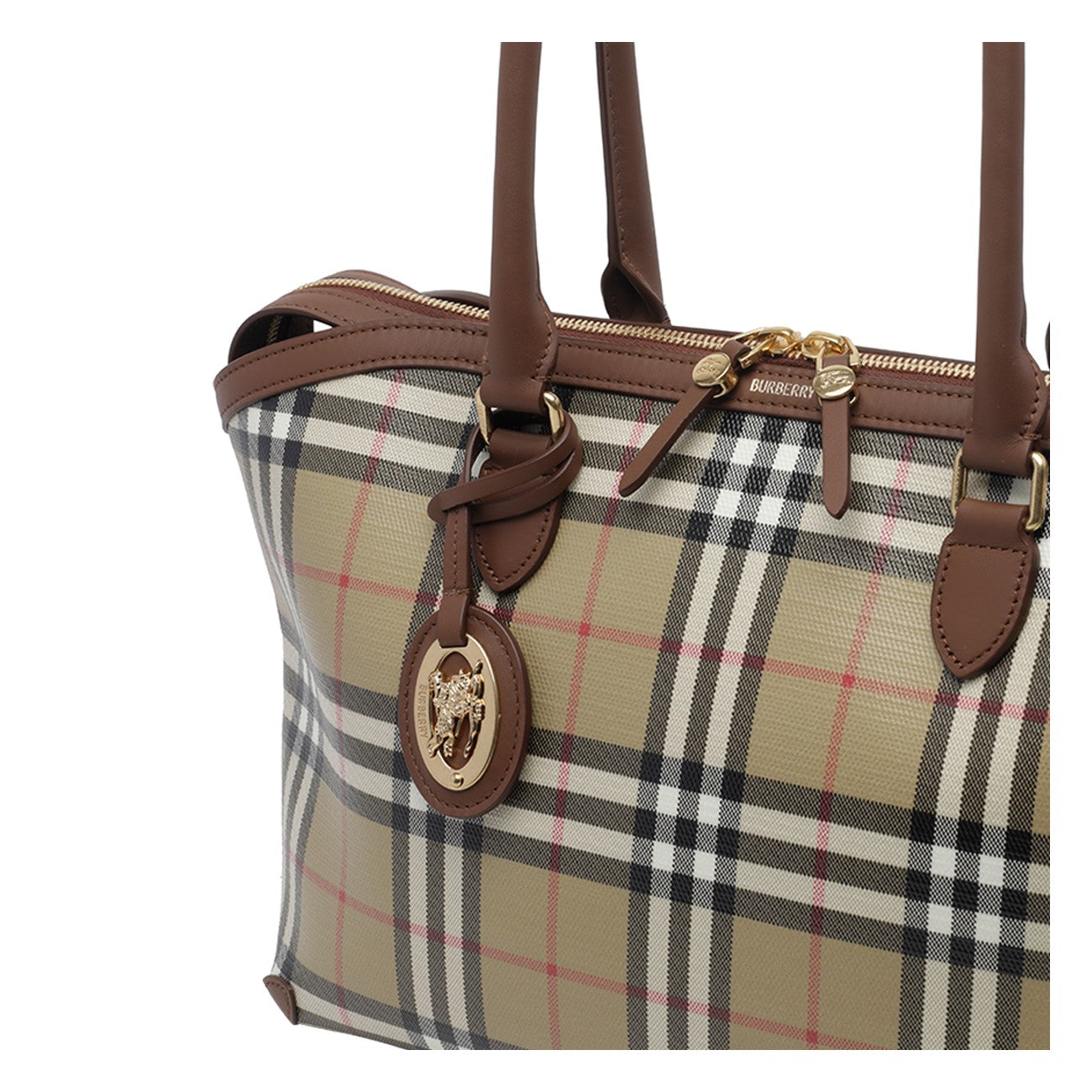 Burberry Women Small Check Tote Bag BURBERRY