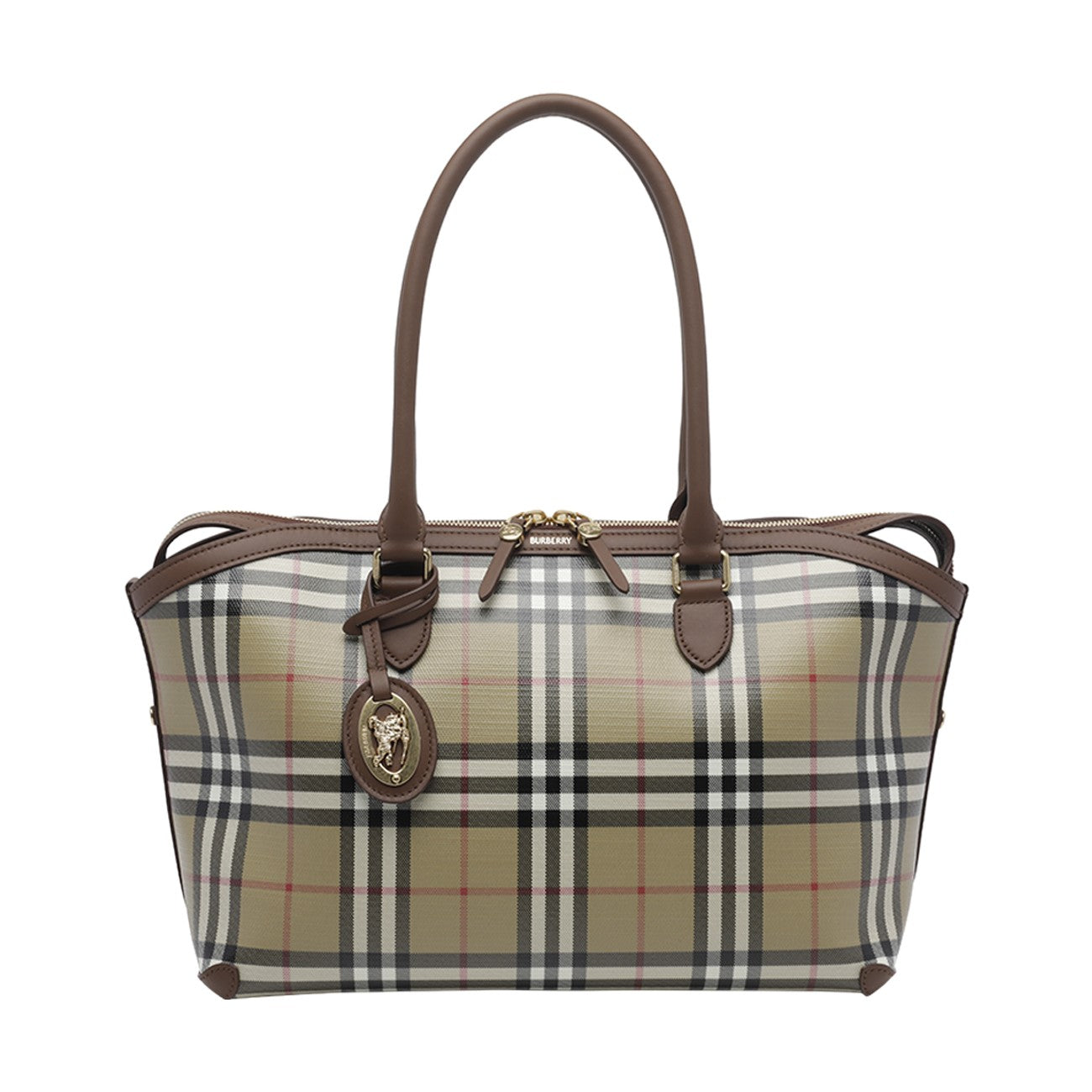 Burberry Women Small Check Tote Bag BURBERRY