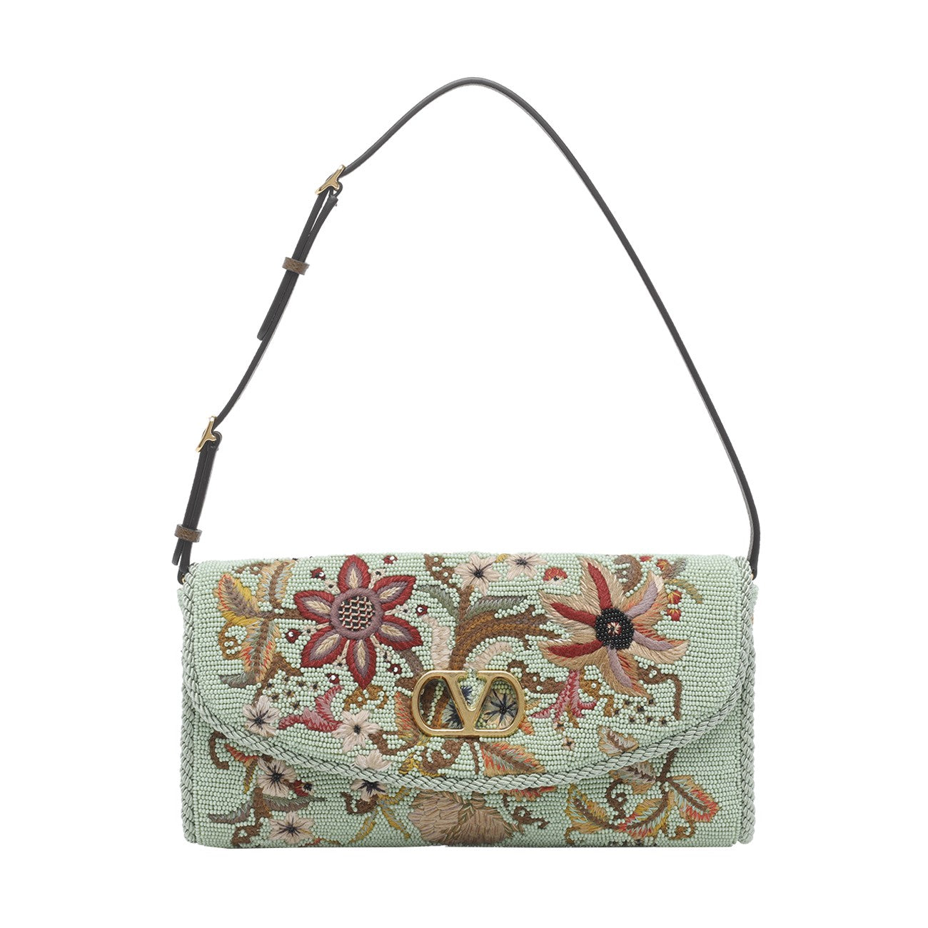 Valentino Garavani Women Small Embroidered Devain Clutch VALENTINO GARAVANI