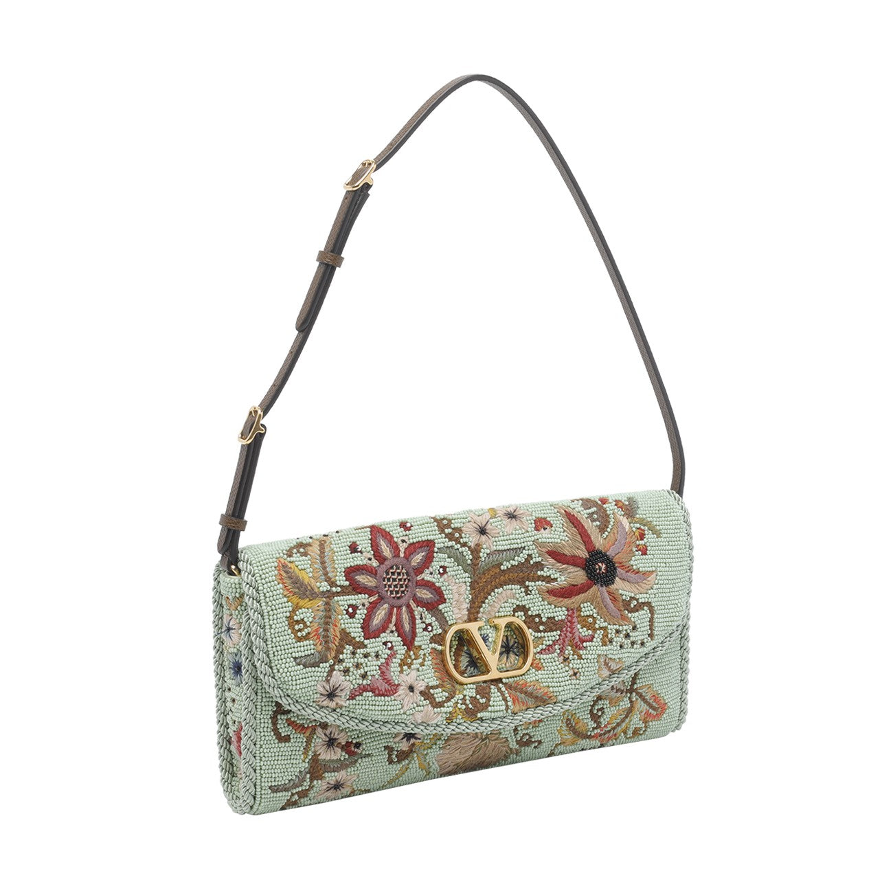 Valentino Garavani Women Small Embroidered Devain Clutch VALENTINO GARAVANI