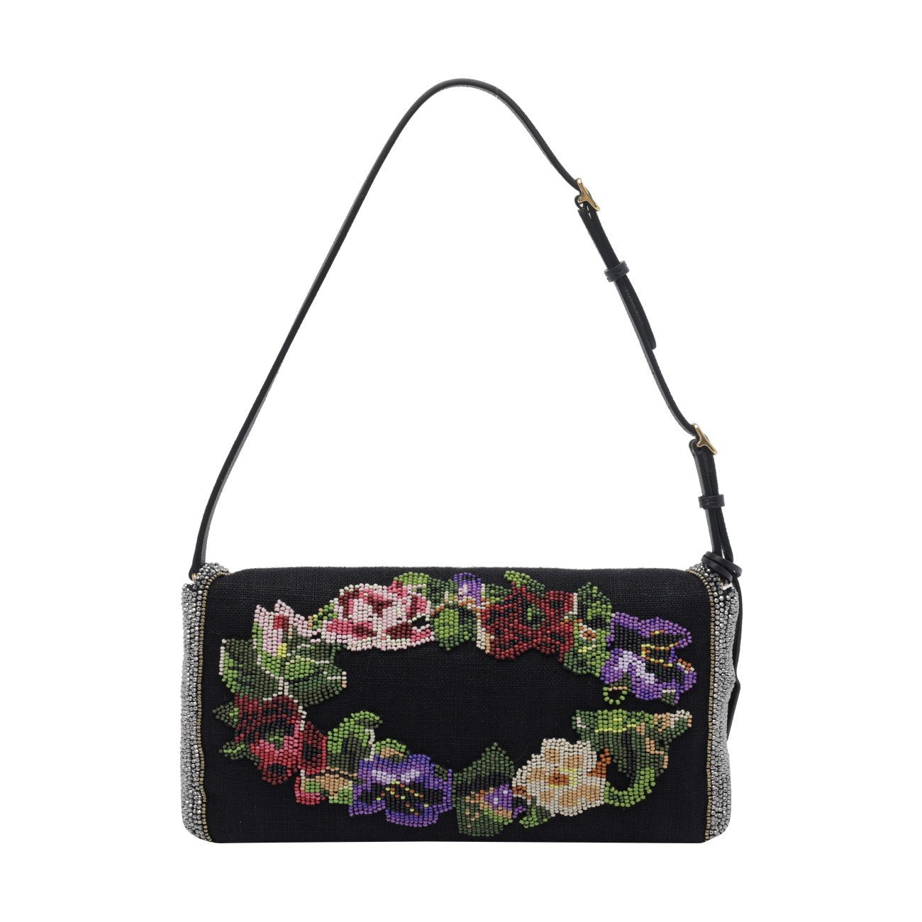 Valentino Garavani Women Small Embroidered Devain Shoulder Bag VALENTINO GARAVANI