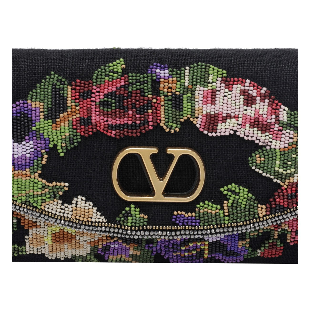 Valentino Garavani Women Small Embroidered Devain Shoulder Bag VALENTINO GARAVANI
