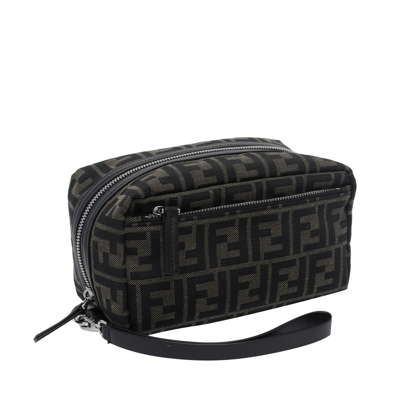 Fendi Men Small Ff Logo Double Zip Beauty Case FENDI
