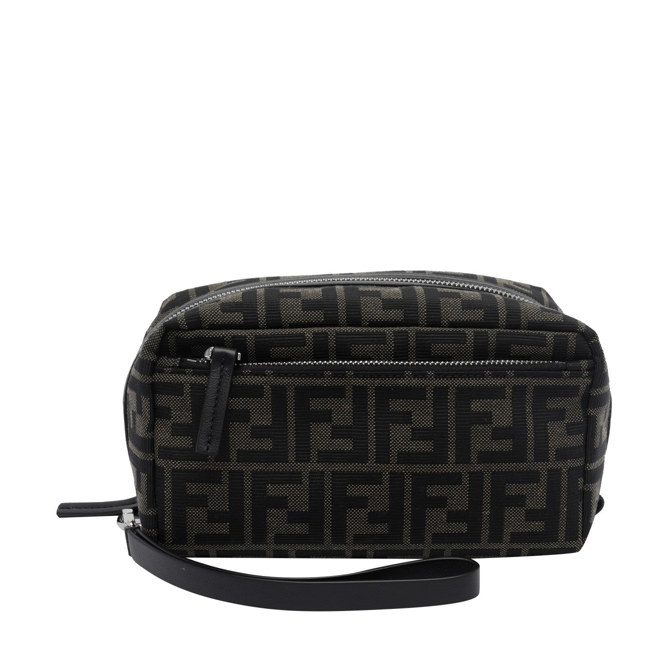 Fendi Men Small Ff Logo Double Zip Beauty Case FENDI