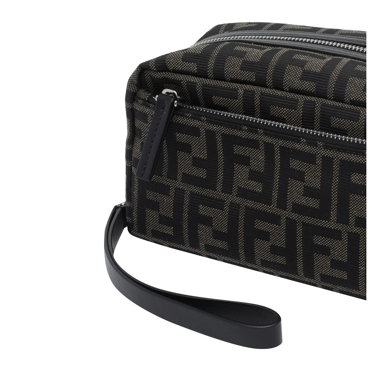 Fendi Men Small Ff Logo Double Zip Beauty Case FENDI