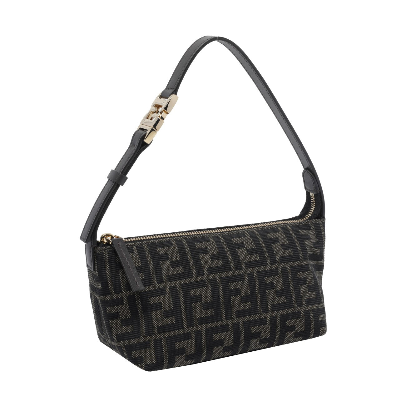 Fendi Women Small Ff Logo Vanity Pouch FENDI