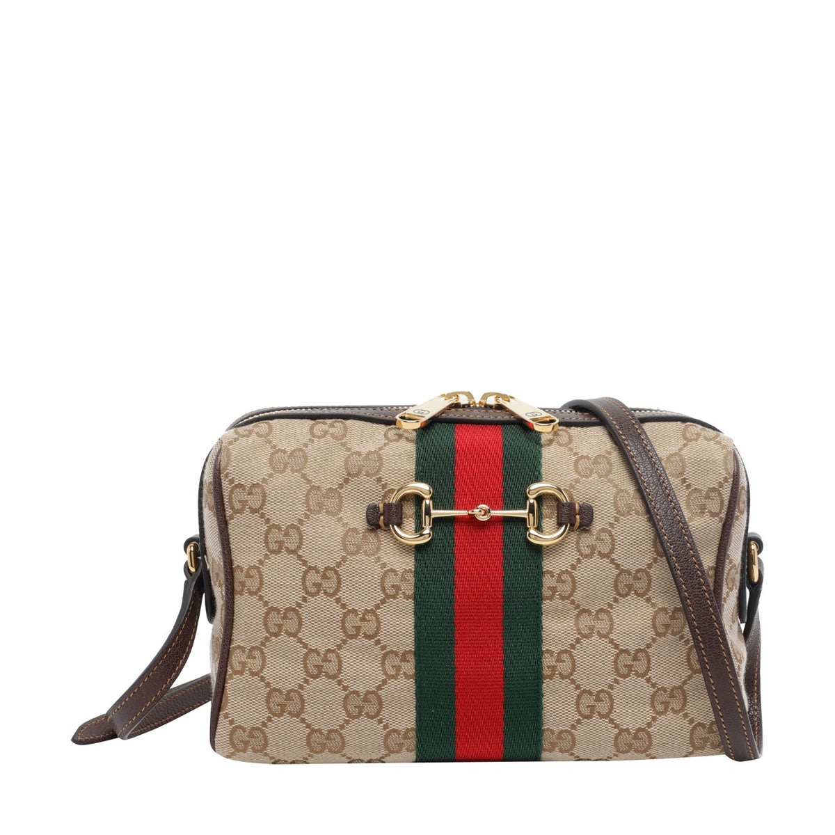 Gucci Women Small Gucci Horsebit Web Camera Bag GUCCI