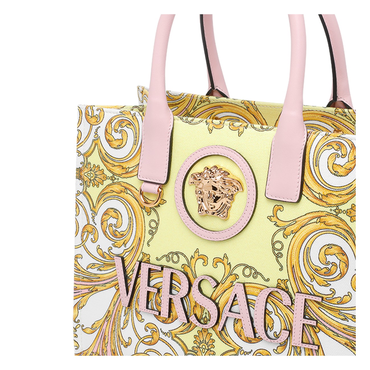 Versace Women Small La Medusa Printed Shopping Bag VERSACE