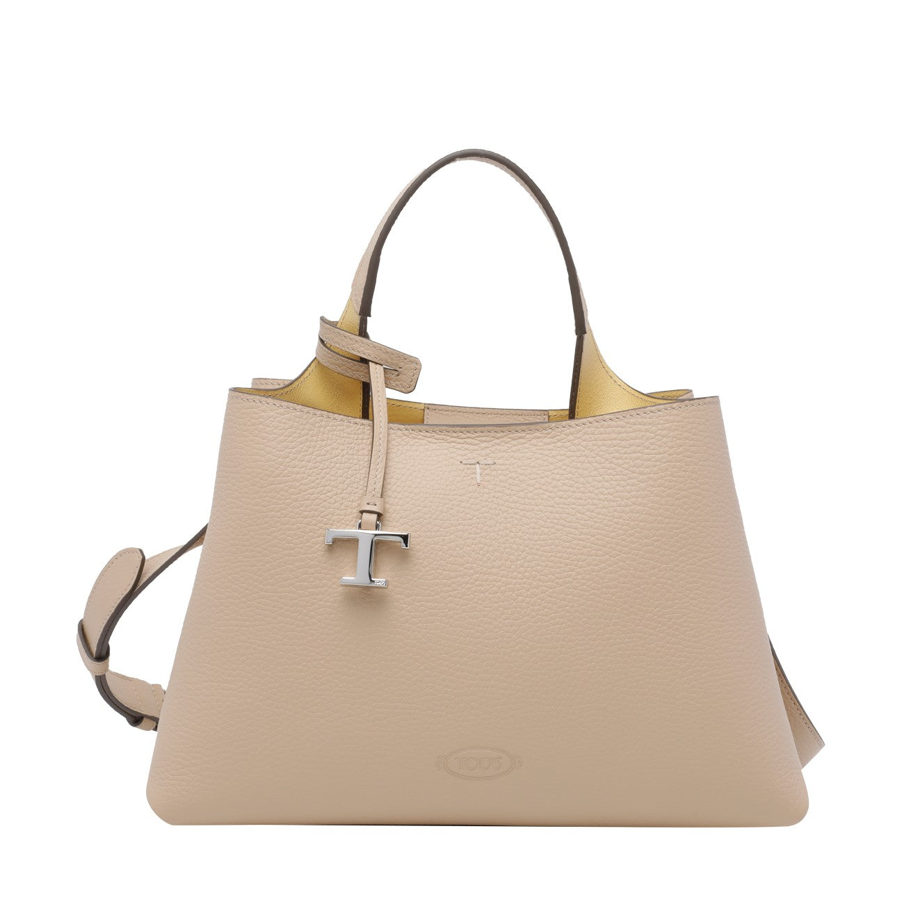 Tod's Women Small Leather Handbag With T Timeless Charm TOD'S