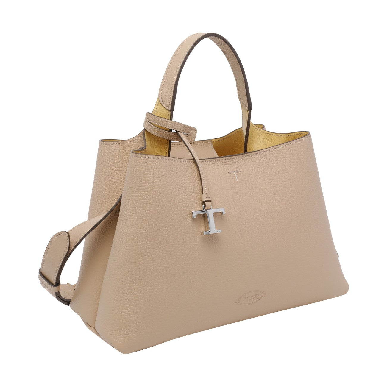 Tod's Women Small Leather Handbag With T Timeless Charm TOD'S