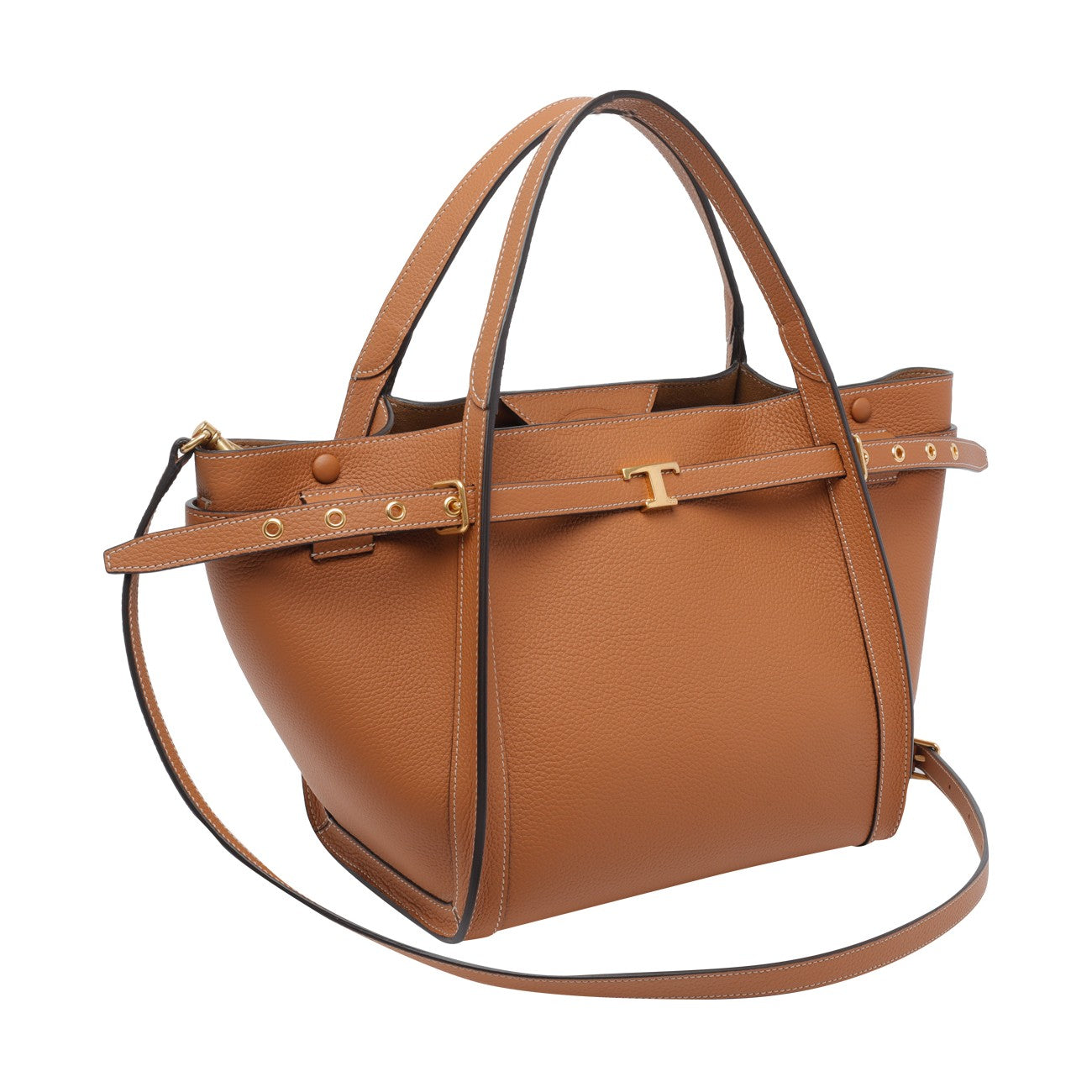 Tod's Women Small Leather Handbag With T Timeless Logo TOD'S