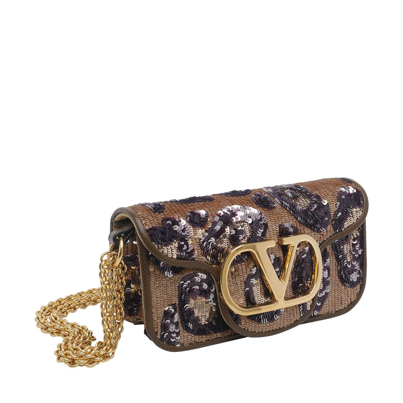 Valentino Garavani Women Small Loco' Shoulder Bag Animalier Embroidery VALENTINO GARAVANI