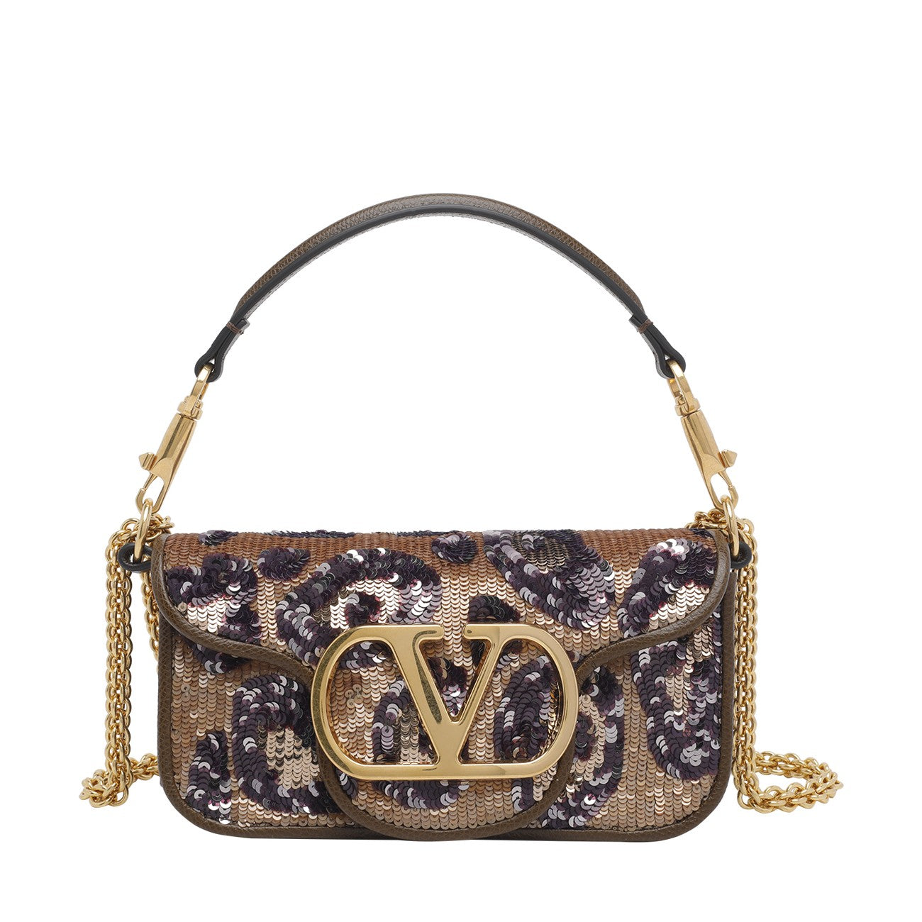 Valentino Garavani Women Small Loco' Shoulder Bag Animalier Embroidery VALENTINO GARAVANI