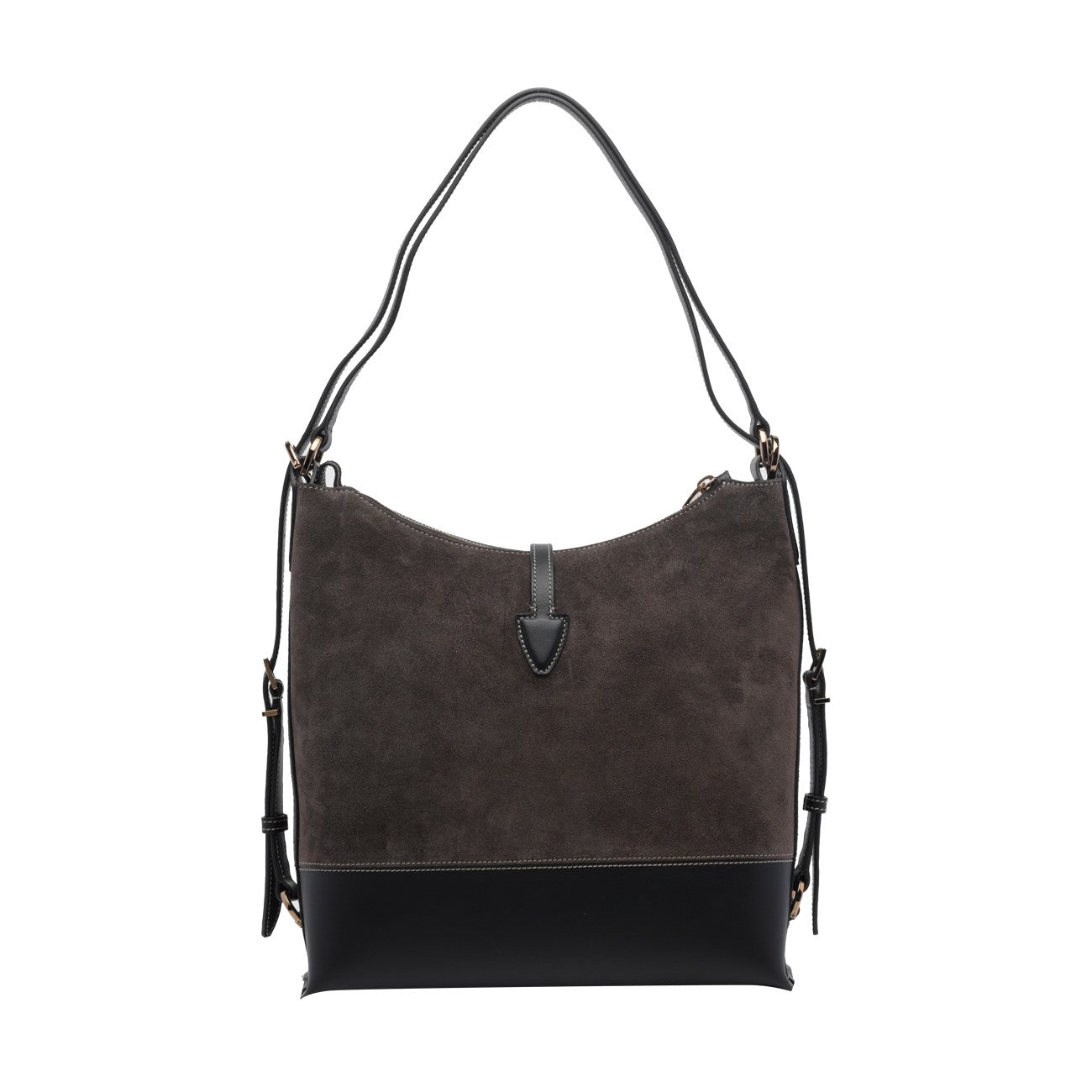 Tod's Women Small  Suede T Timeless Backpack And Shoulder Bag TOD'S