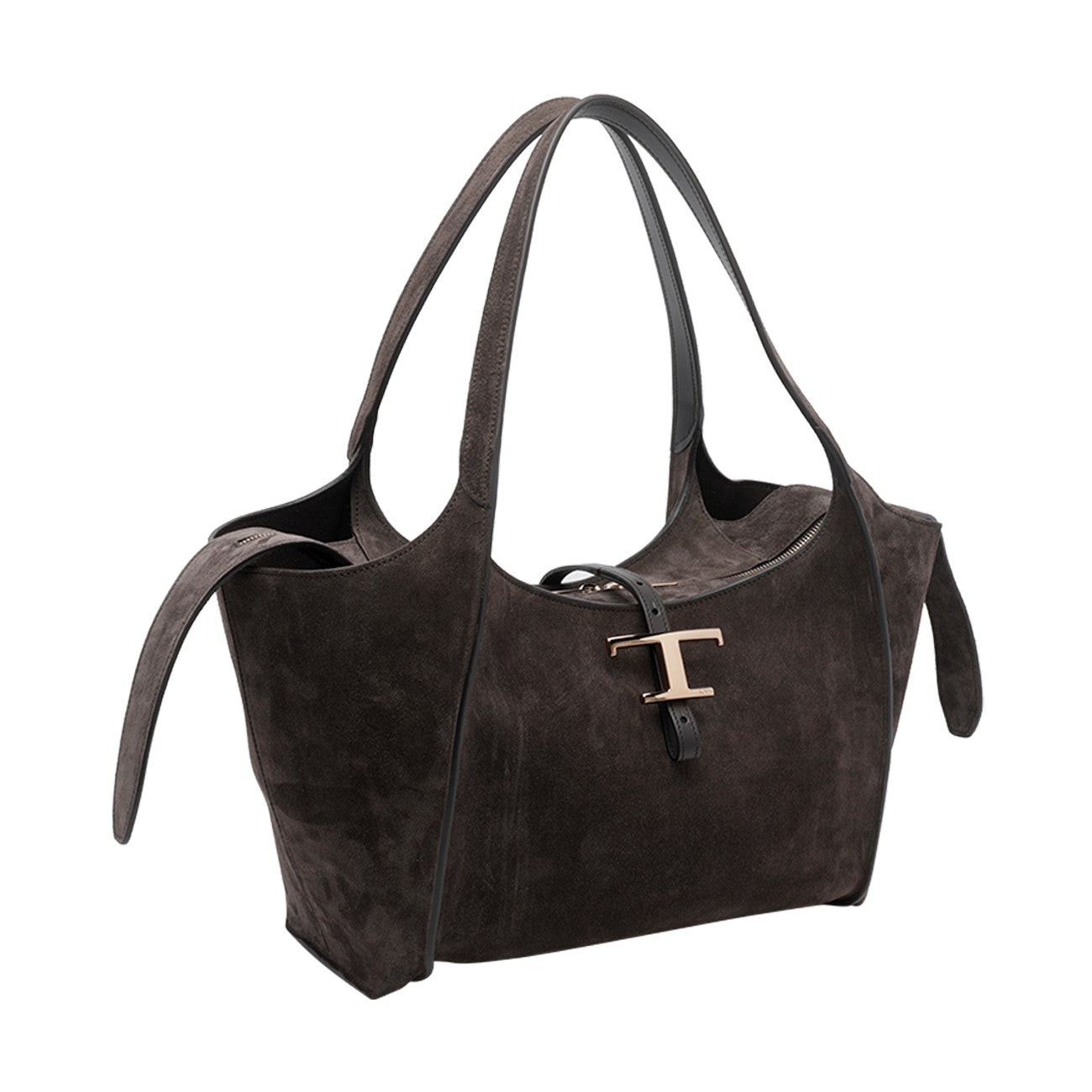 Tod's Women Small Suede T Timeless Shopping Bag TOD'S
