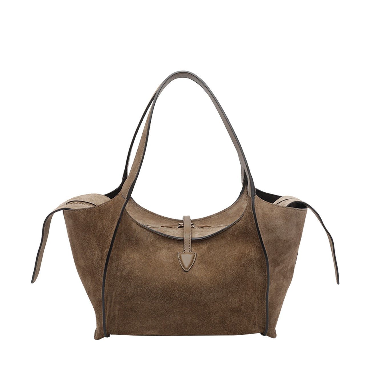 Tod's Women Small Suede T Timeless Shopping Bag