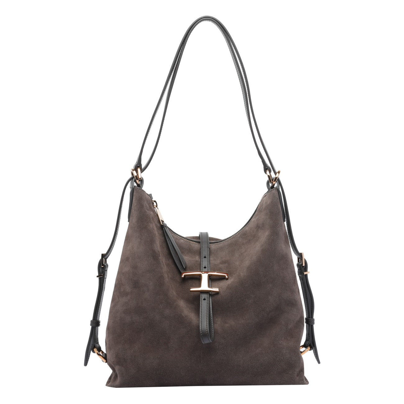 Tod's Women Small T Timeless Suede Shoulder Bag TOD'S