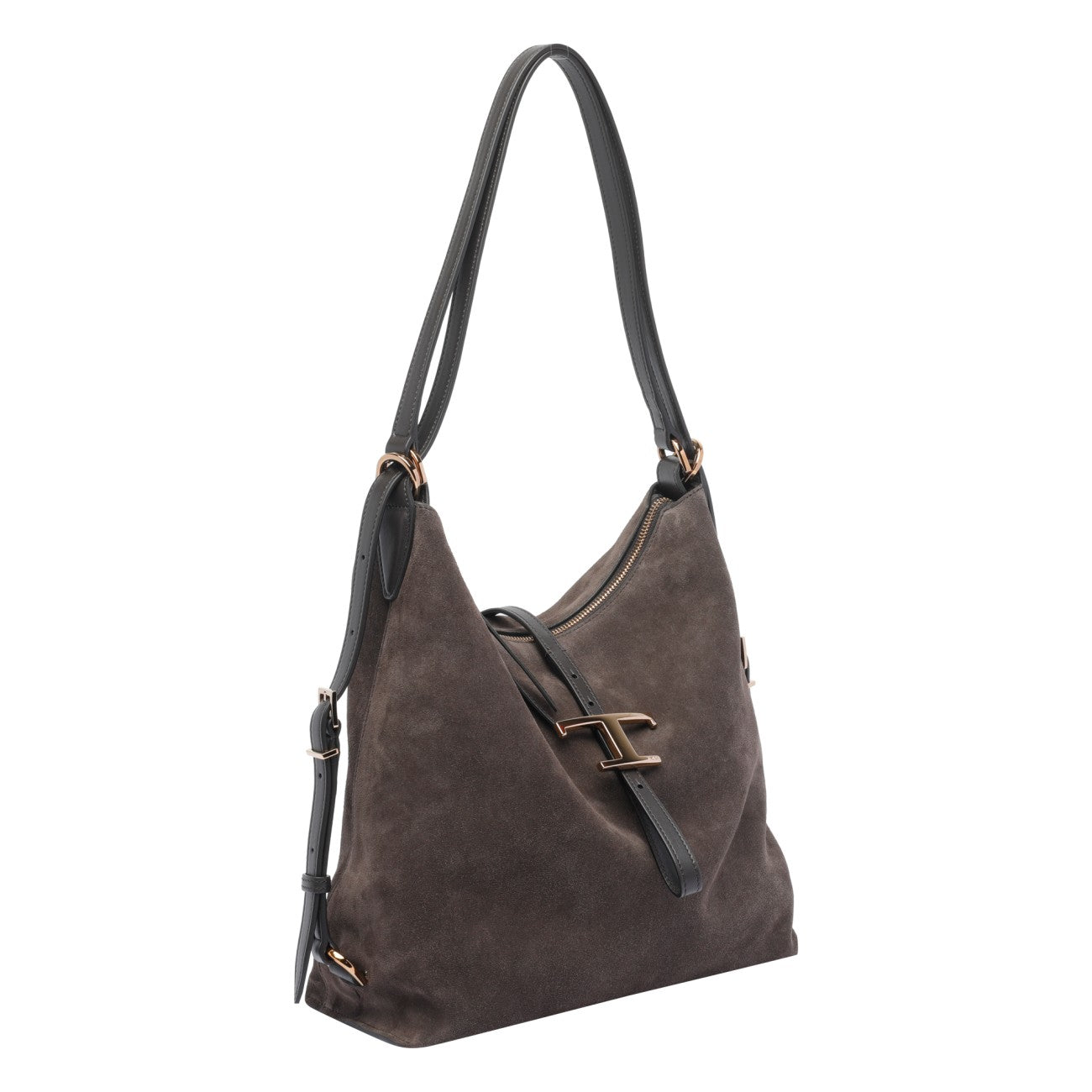 Tod's Women Small T Timeless Suede Shoulder Bag TOD'S