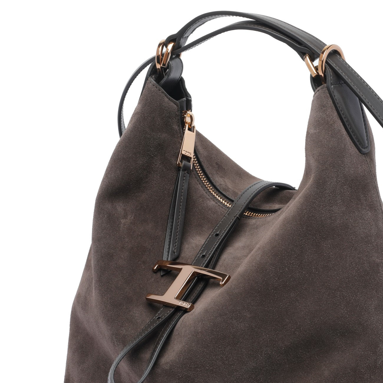 Tod's Women Small T Timeless Suede Shoulder Bag TOD'S