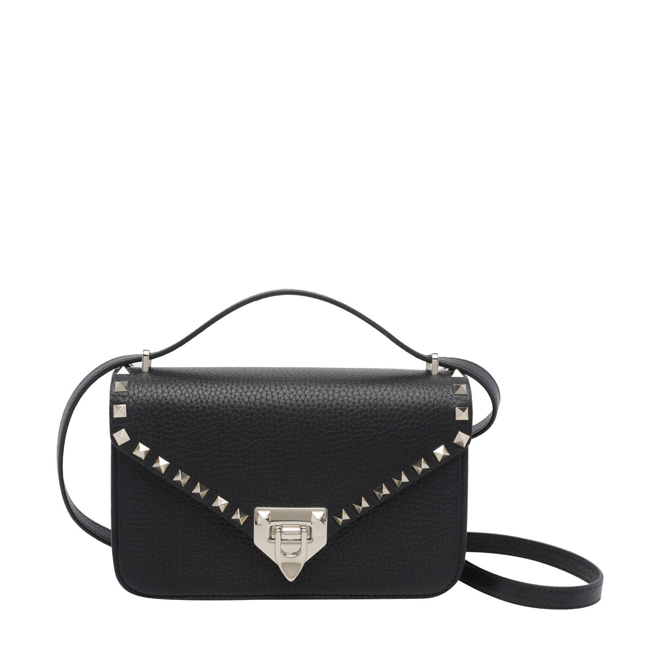 Valentino Garavani Women Small Valentino Garavani Rockstud Leather Crossbody Bag VALENTINO GARAVANI