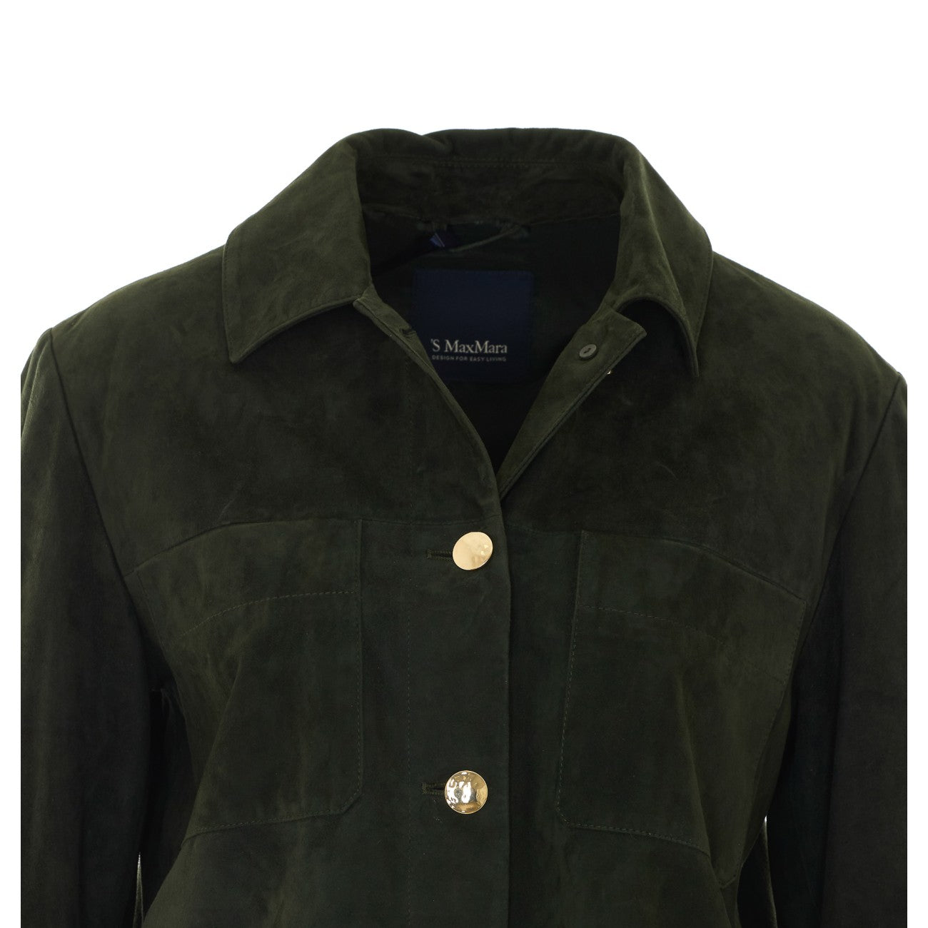 S Max Mara Women Smmabisso Suede Shirt Jacket S MAX MARA