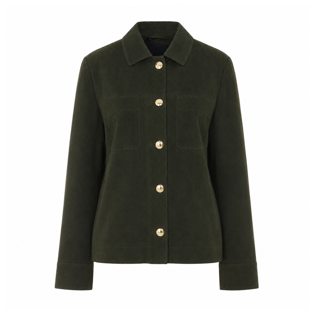 S Max Mara Women Smmabisso Suede Shirt Jacket S MAX MARA