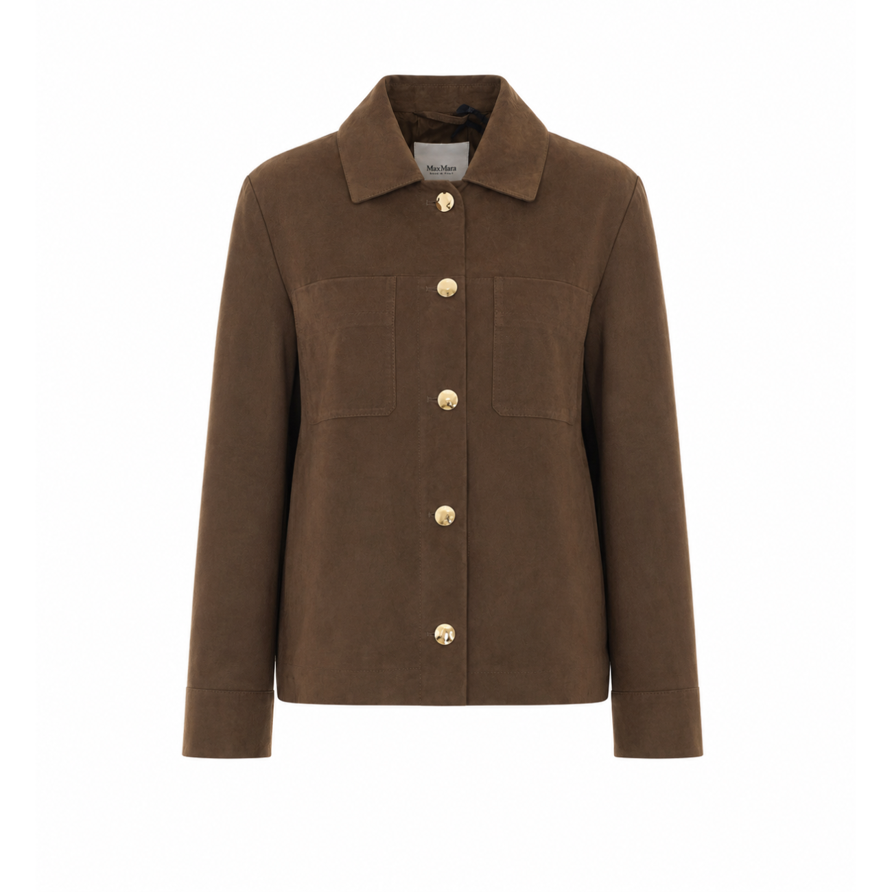 S Max Mara Women Smmabisso Suede Shirt Jacket S MAX MARA