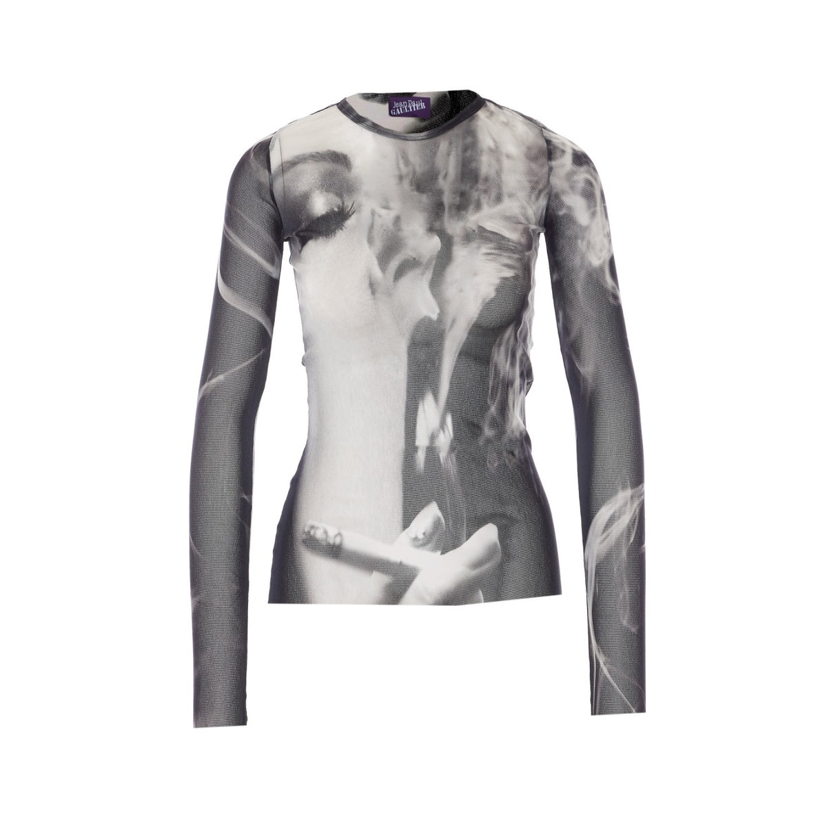 Jean Paul Gaultier Women Smoking Women Print Long Sleeves Top JEAN PAUL GAULTIER