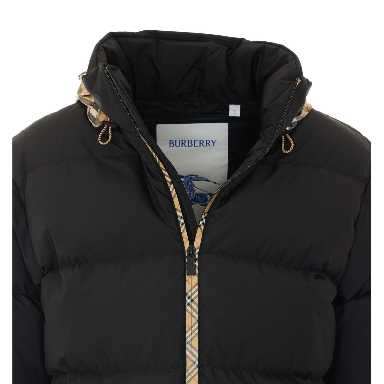 Burberry Men Snowdon Down Jacket With Checkerboard Ribbon BURBERRY