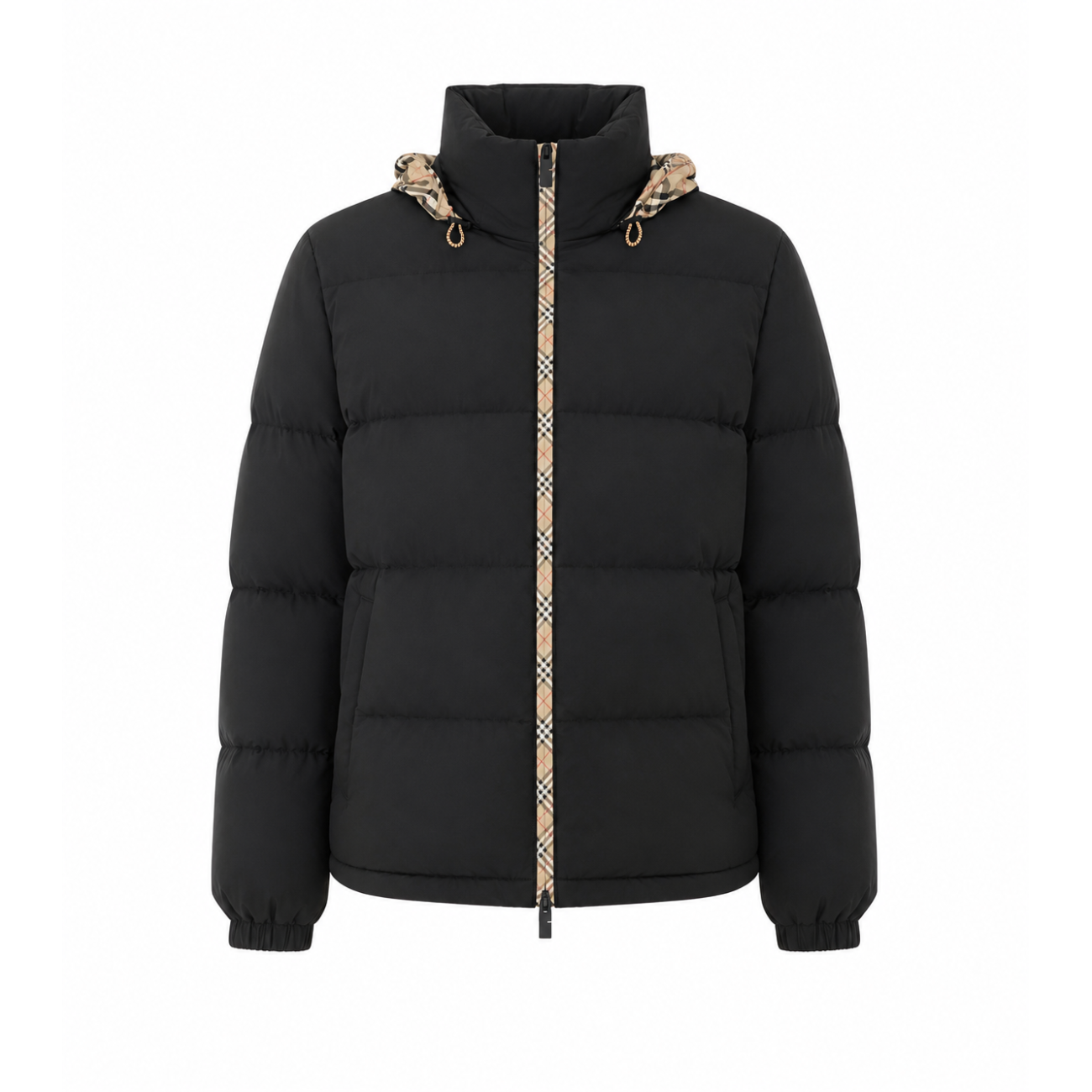 Burberry Men Snowdon Down Jacket With Checkerboard Ribbon BURBERRY