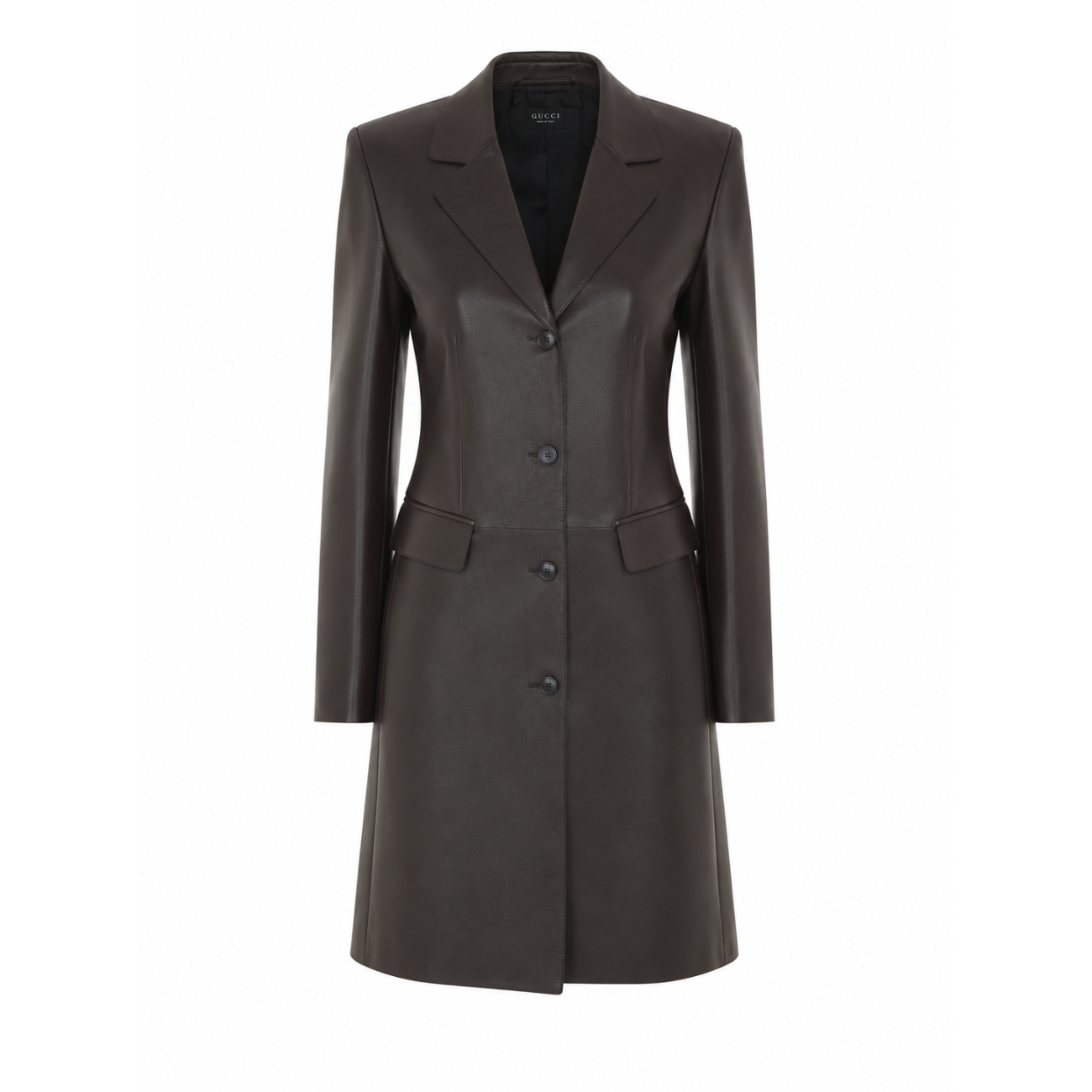 Gucci Women Soft Leather Coat GUCCI
