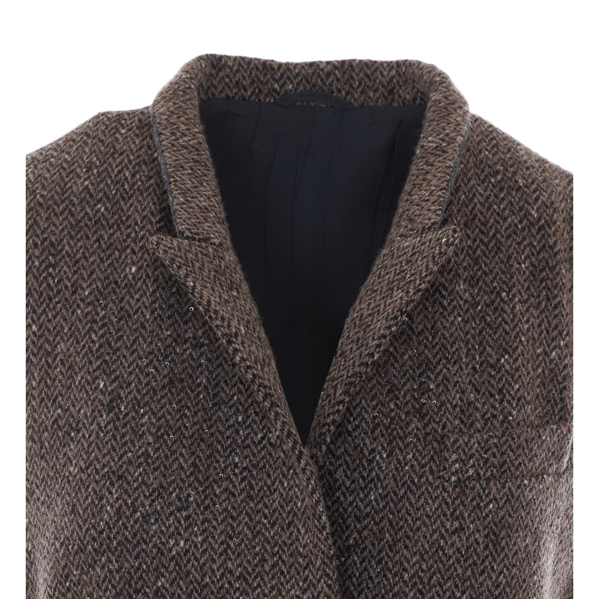 Brunello Cucinelli Women Sparkling Chevron Vest With Belt BRUNELLO CUCINELLI