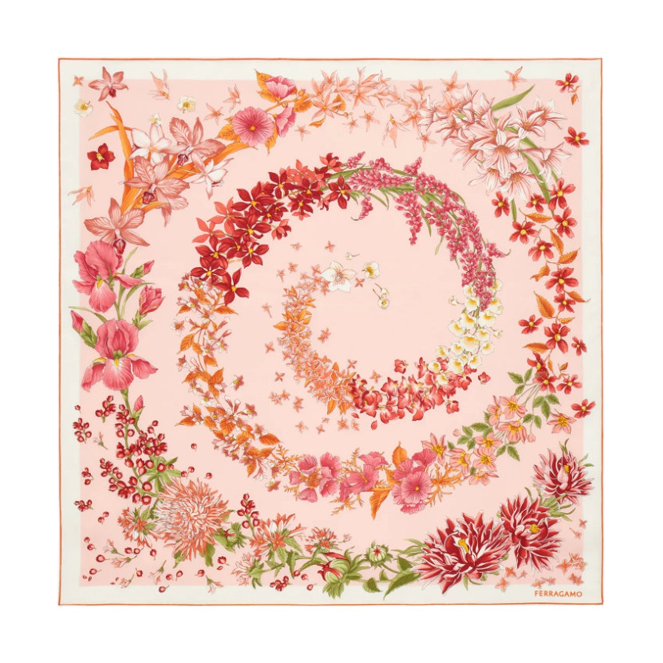 Ferragamo Women Spring Print Silk Foulard FERRAGAMO