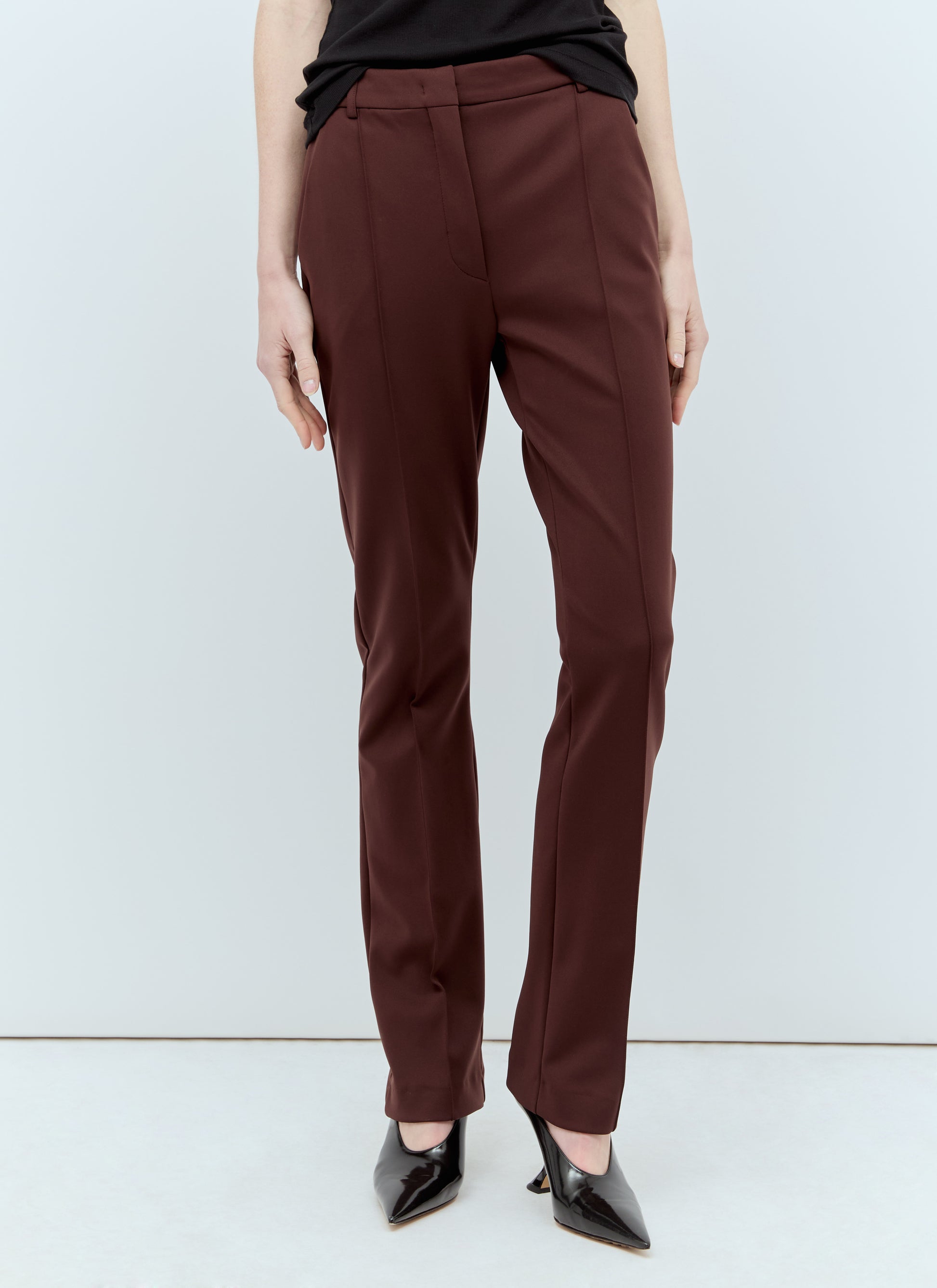 Sportmax Women Tailored Jersey Pants SPORTMAX