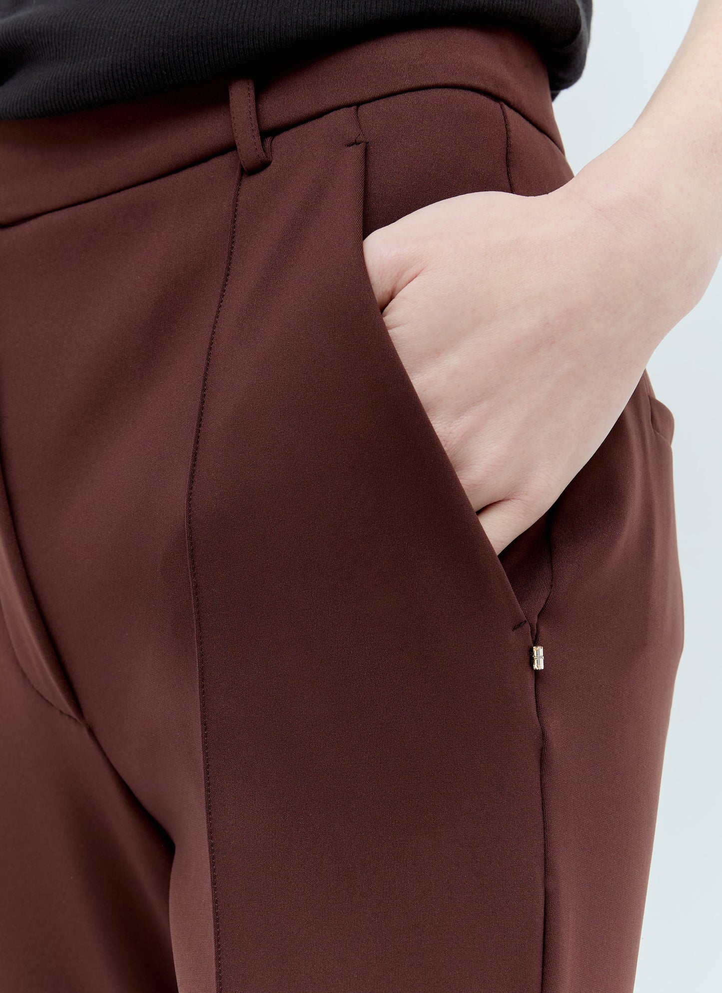 Sportmax Women Tailored Jersey Pants SPORTMAX