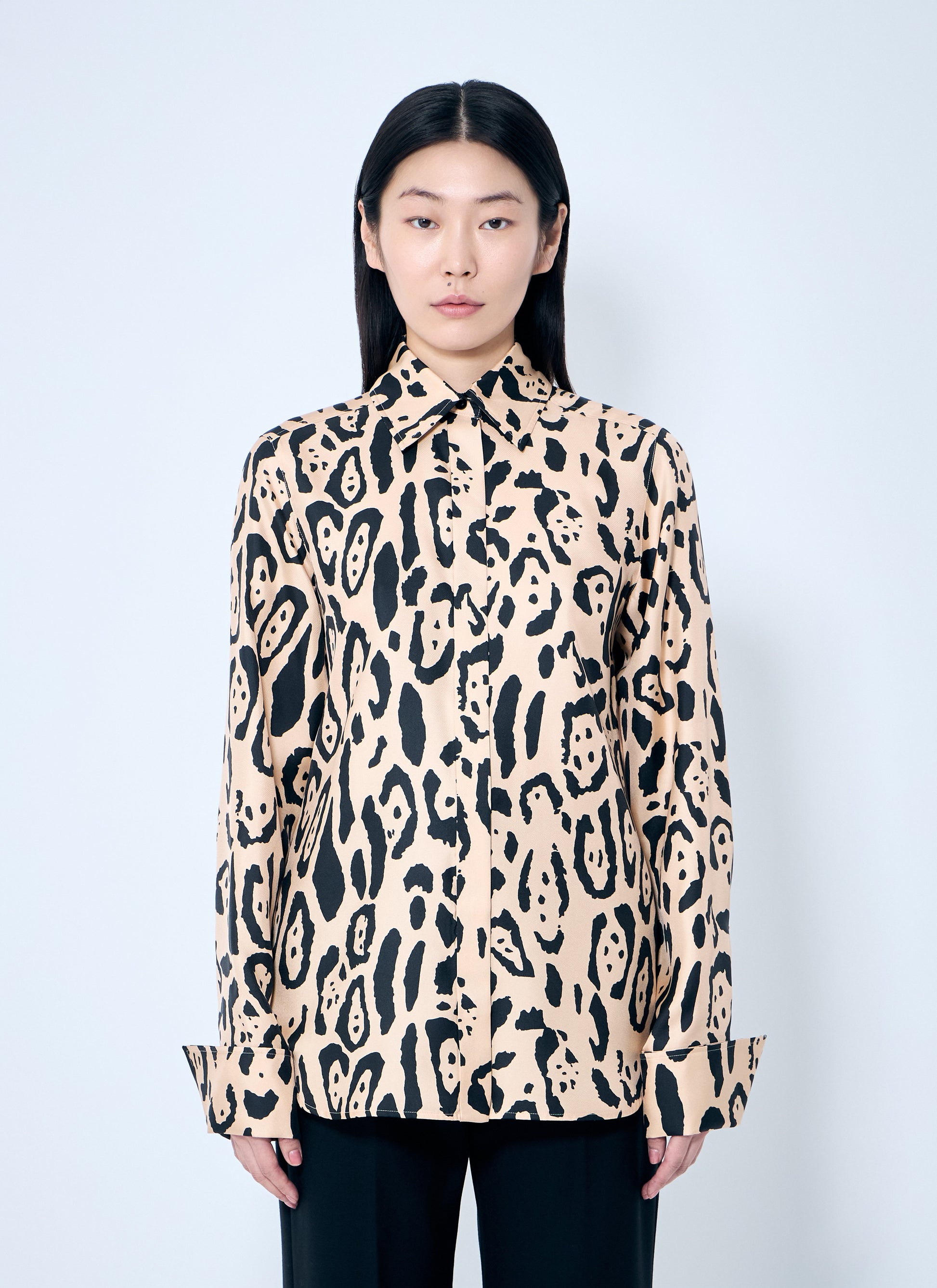 Sportmax Women Animal-Print Shirt SPORTMAX