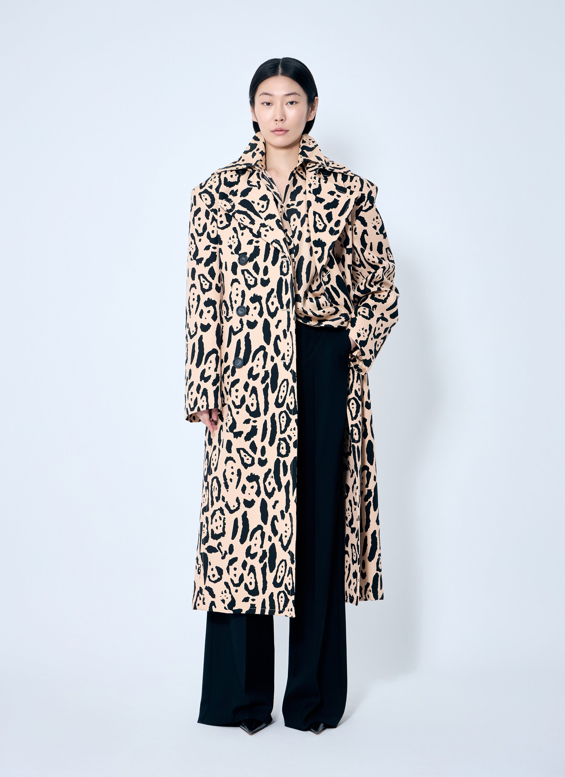 Sportmax Women Animal-Print Shirt SPORTMAX