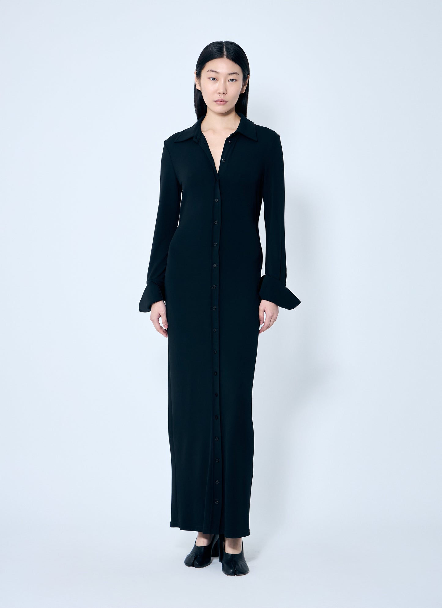 Sportmax Women Crepe Jersey Shirt Dress SPORTMAX