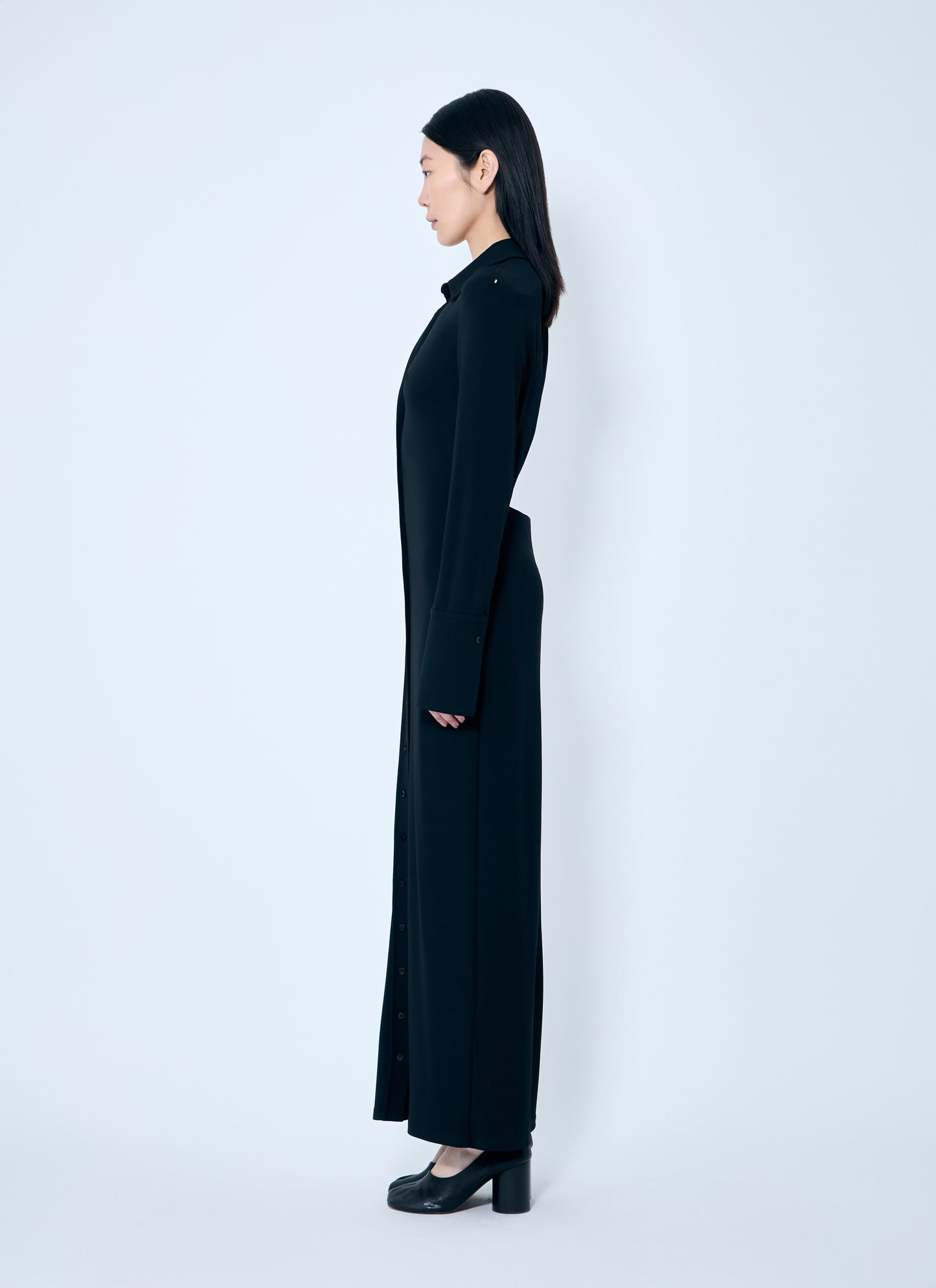 Sportmax Women Crepe Jersey Shirt Dress SPORTMAX