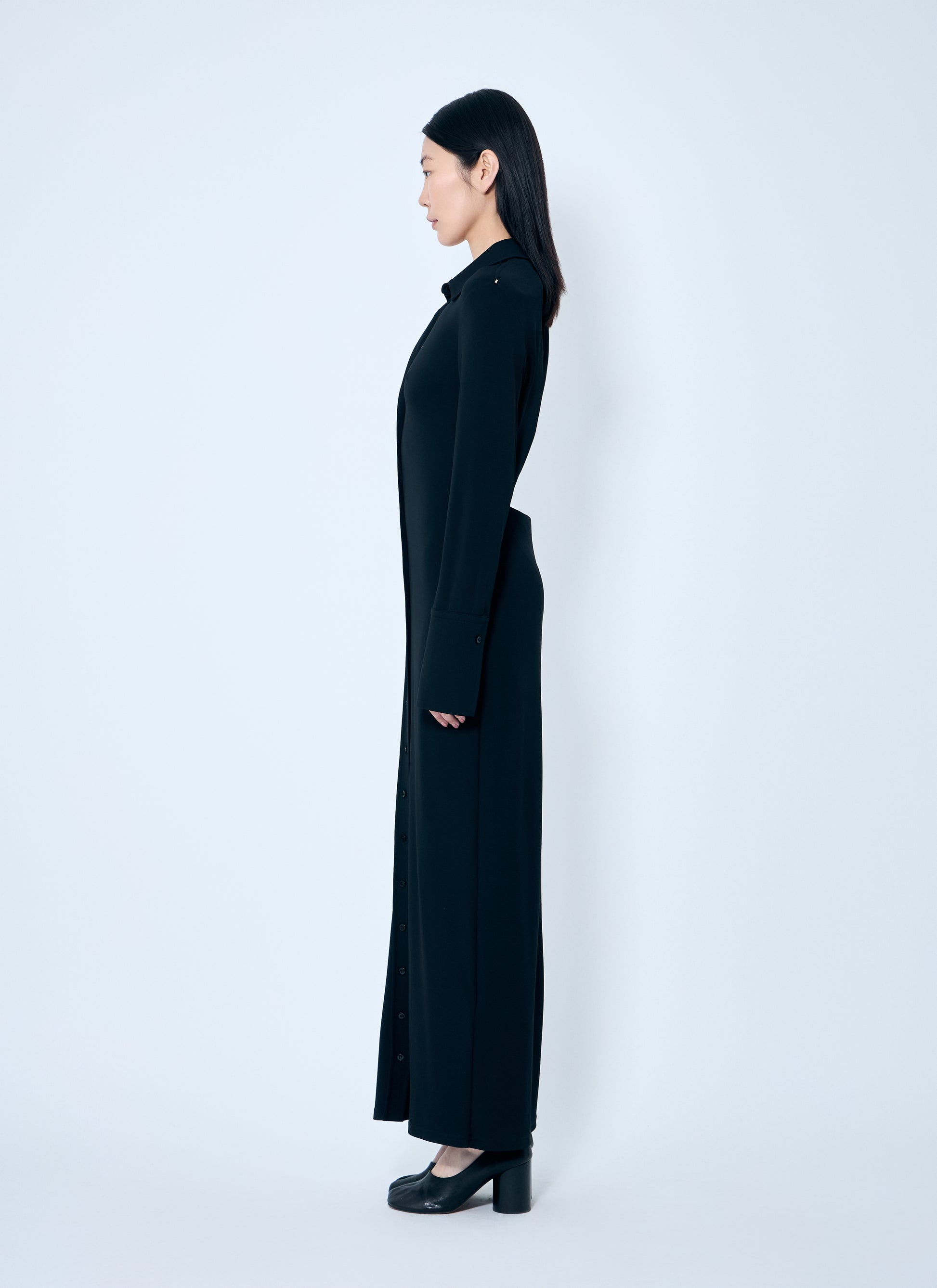 Sportmax Women Crepe Jersey Shirt Dress SPORTMAX